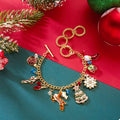 18K Gold-Plated Christmas Charm Bracelet