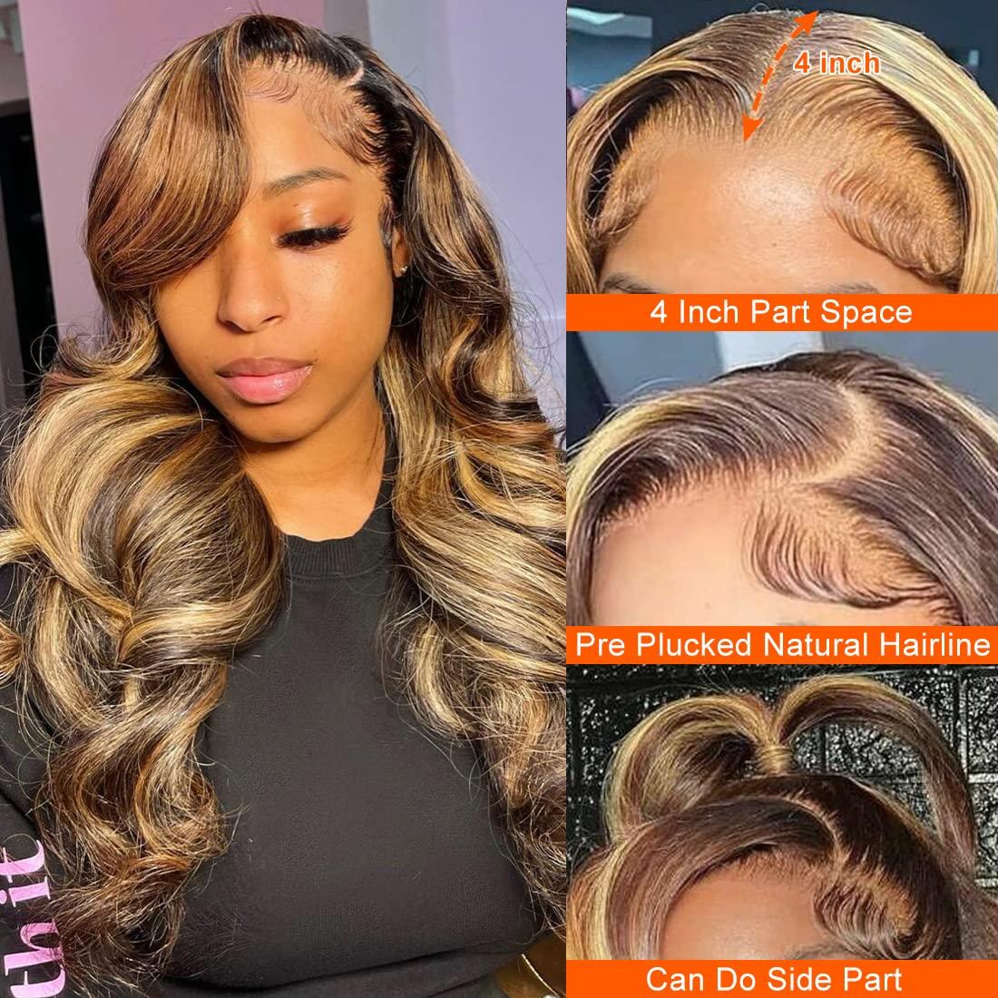 Lace Front Wig Human Hair Body Wave Density