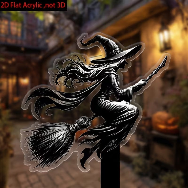 Acrylic Halloween Garden Decoration Picks