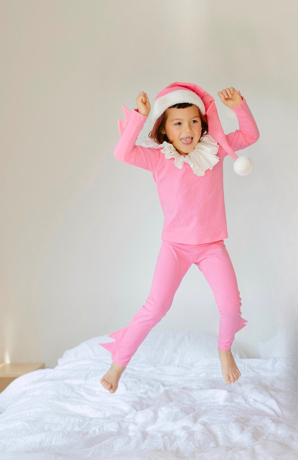 Pink Holiday Elf Costume