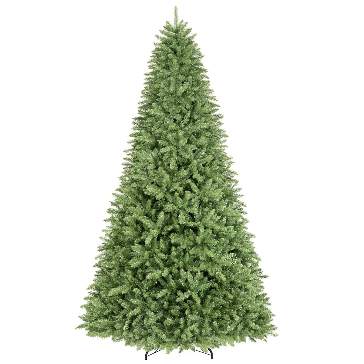 Artificial Christmas Tree with Hinged Branches & Metal Stand