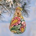 Flower Maiden Bell Sculpted Hand-Painted Christmas Ornament by G. DeBrekht - Love Family Kids Decor - 623151