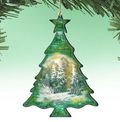 Woodsy Tree Wooden Ornaments by G. DeBrekht - Christmas Decor - 81988123