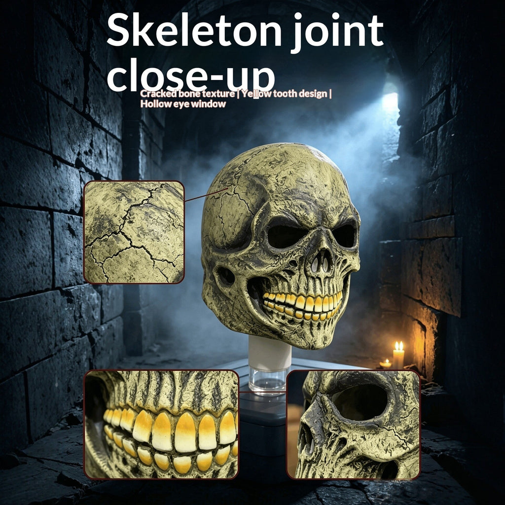 Halloween Skull Mask Soft Silicone Mask