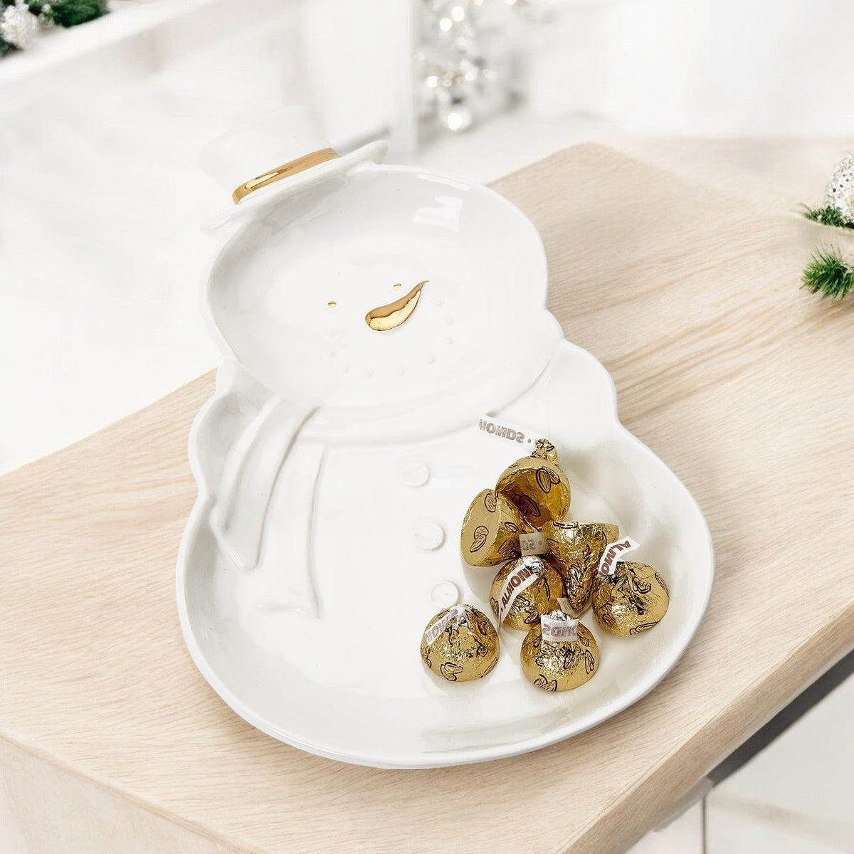 Snowman Dish