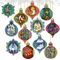 12 Days of Christmas Wooden Ornament Set of 12 by G. Debrekht - Christmas Decor