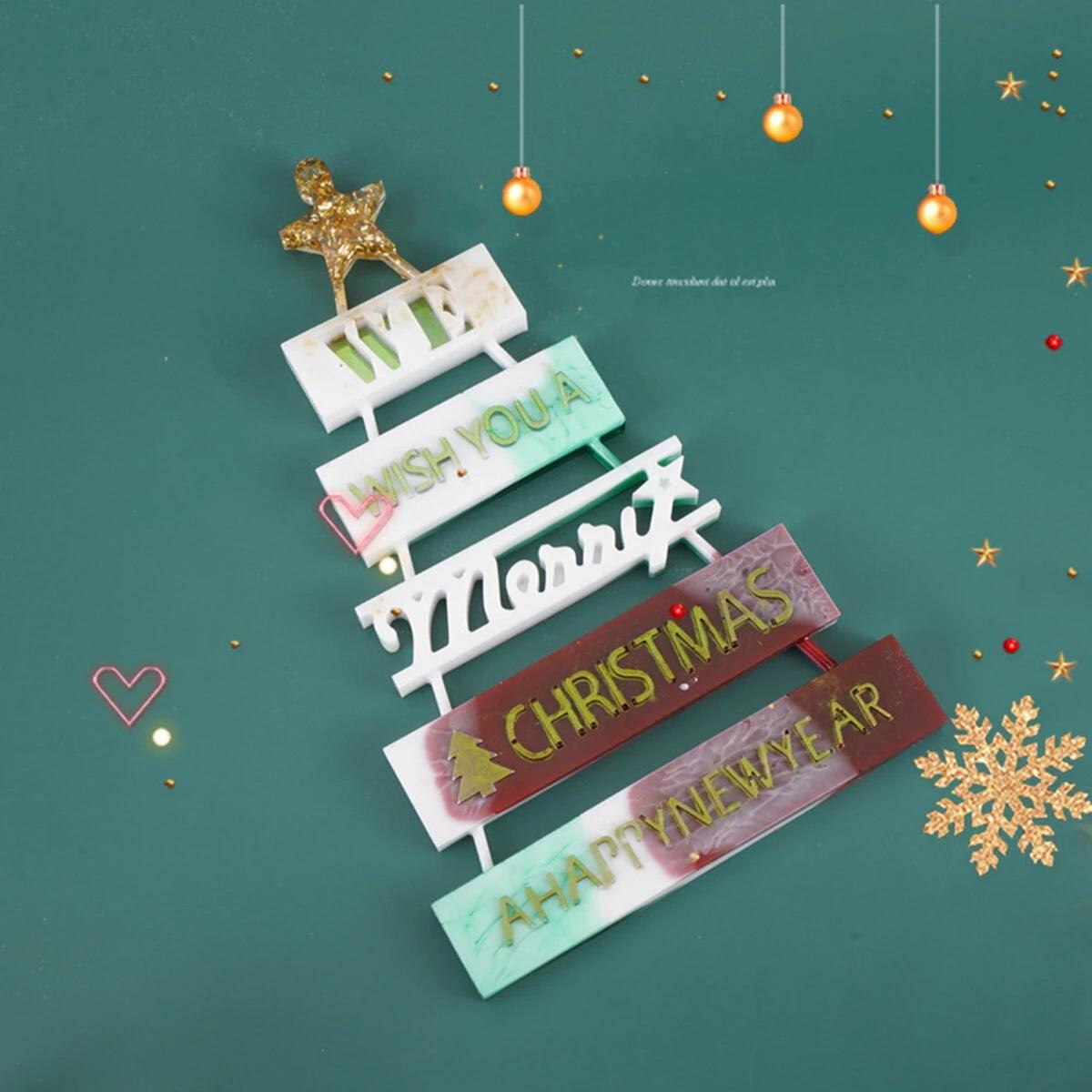 Christmas Wish Silicone Jewelry Casting Mold Resin Epoxy Mould Craft