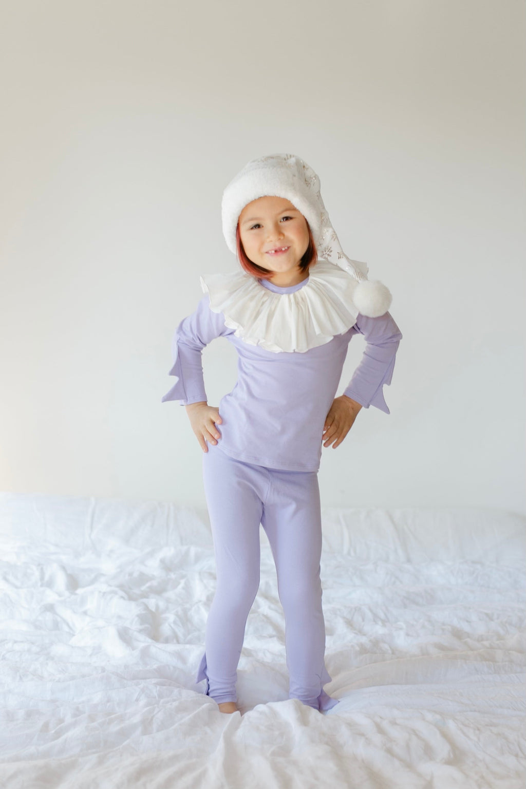 Pastel Purple Elf Costume for Kids – Holiday Christmas Outfit