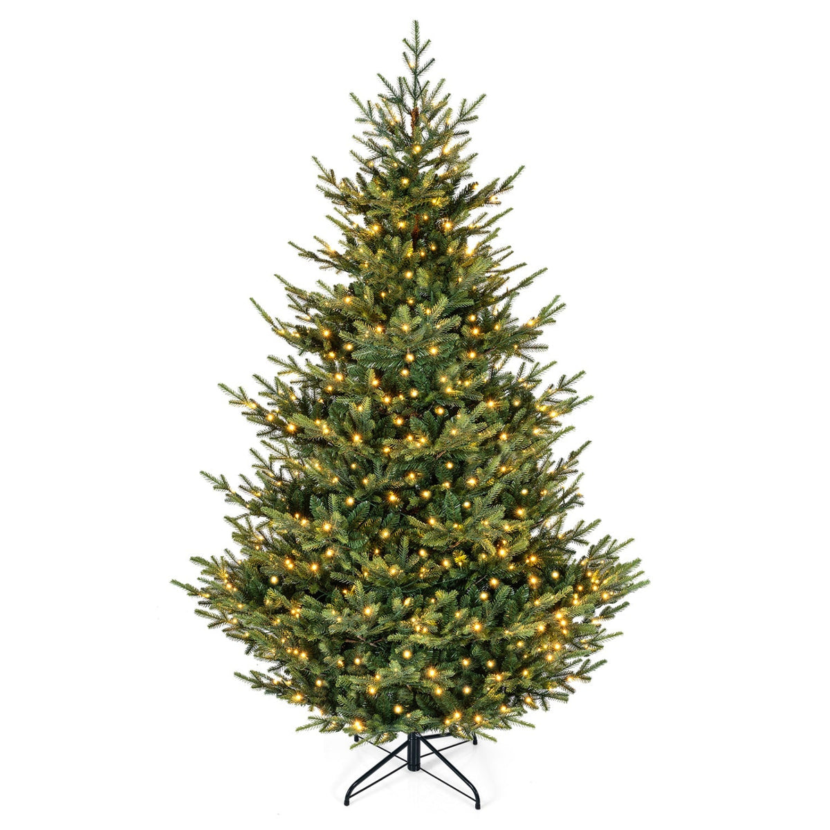 6 FT Pre-Lit Artificial Christmas Tree with 240 LED Lights