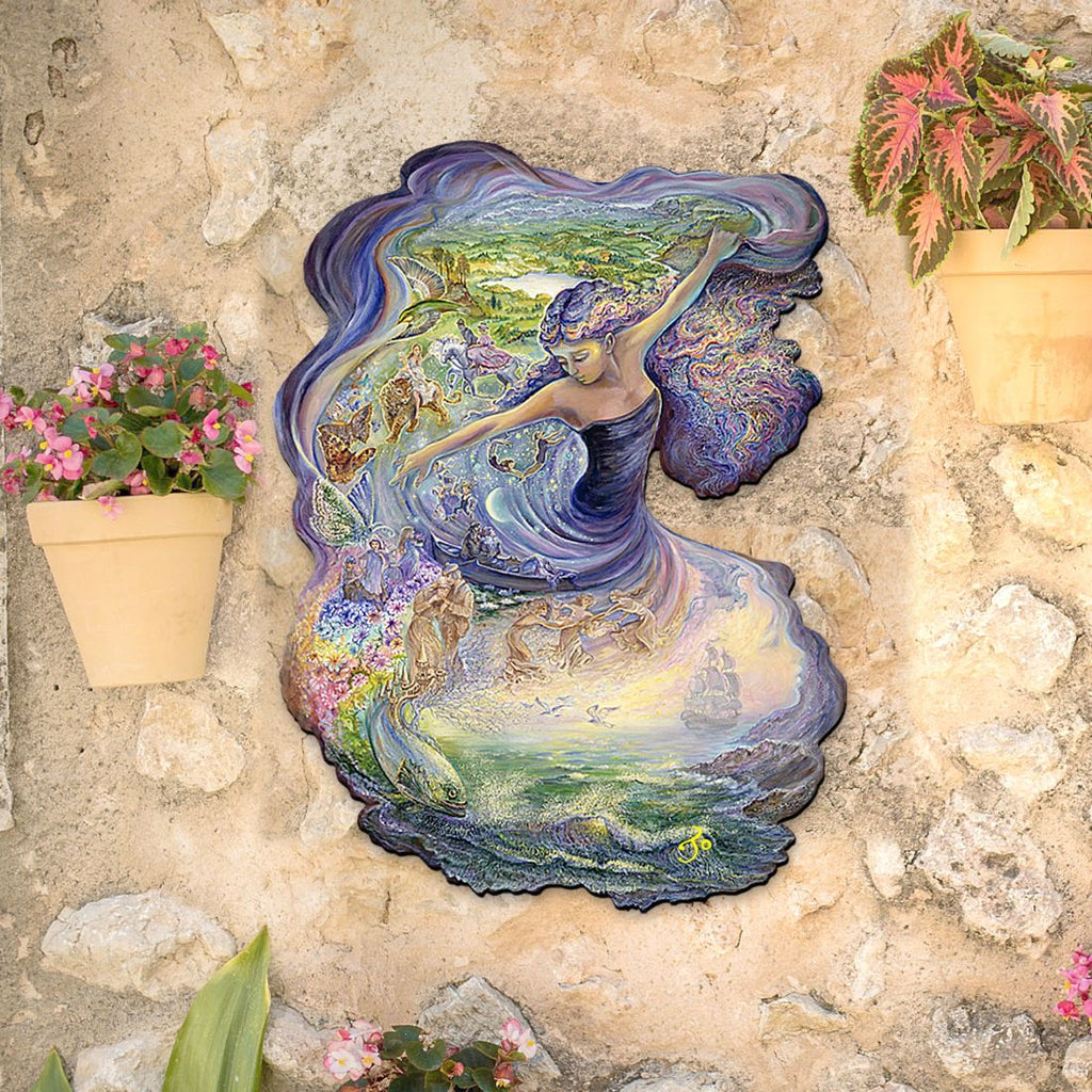 Dance of Dreams Holiday Outdoor Yard Sign by Josephine Wall - Christmas Decor - 845618F-JW