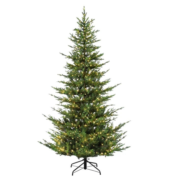 90'' Lighted Artificial Fir Trees Christmas Tree