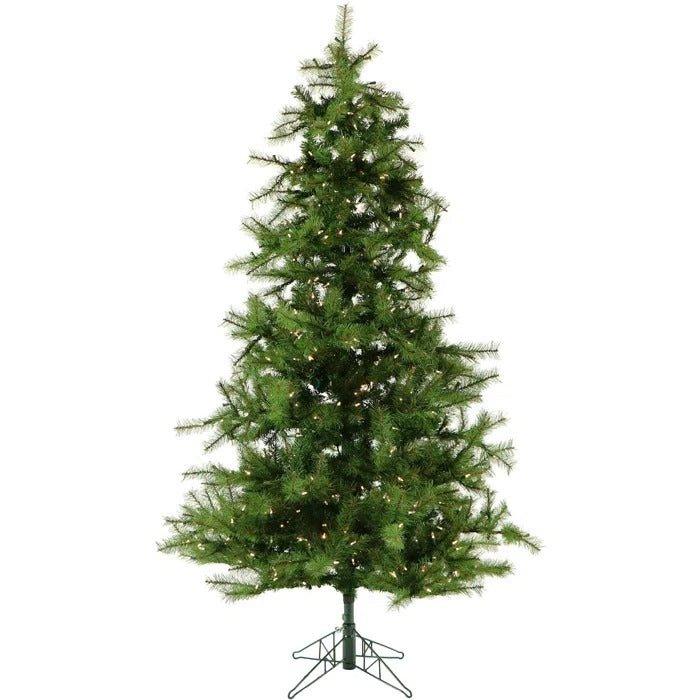 7.5' Lighted Foxtail Pine Artificial Christmas Tree with 900 Clear LED Lights