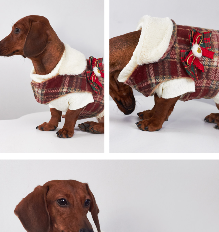 Christmas Themed Pet Clothing Dog Coats