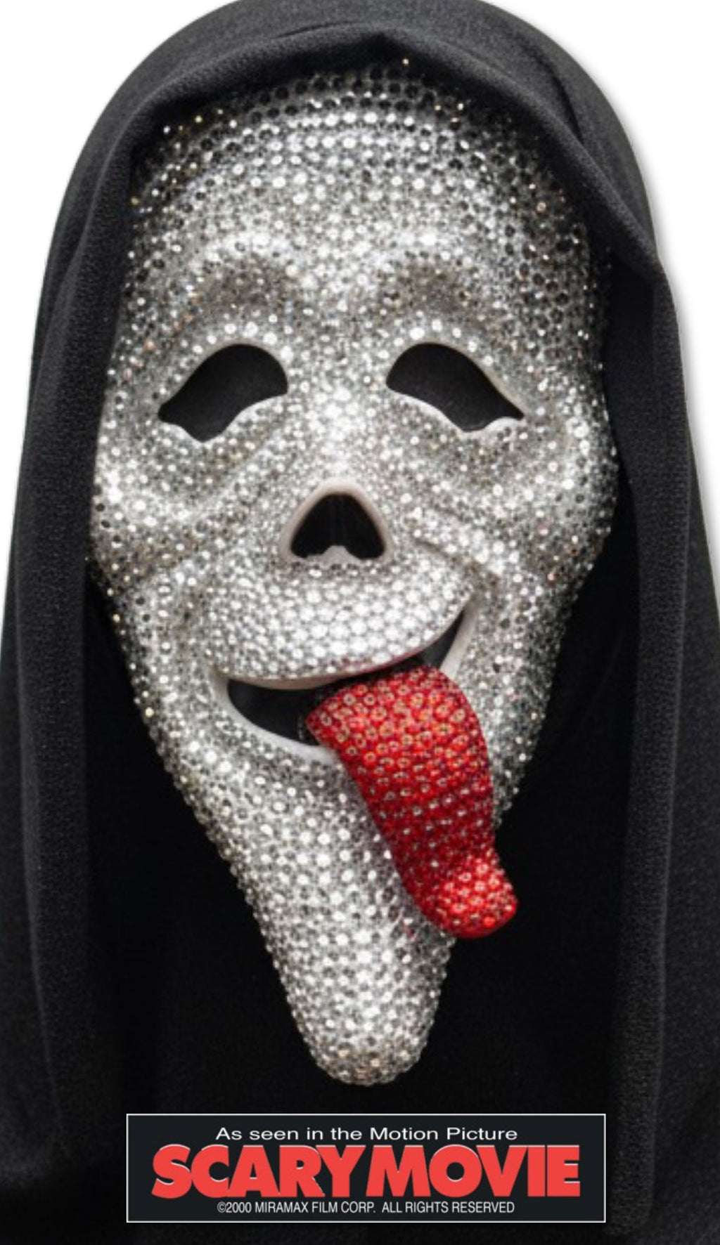 Scary Movie Wassup Bling Adult Costume Mask