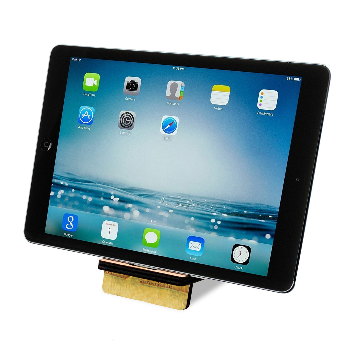 My Christmas Wish Cell Phone Stand Christmas Decor Wood Mobile Tablet Holder Charging Station Organizer - 892072-DG