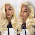 Lace Front Human Hair Wigs 613 Body Wave Density