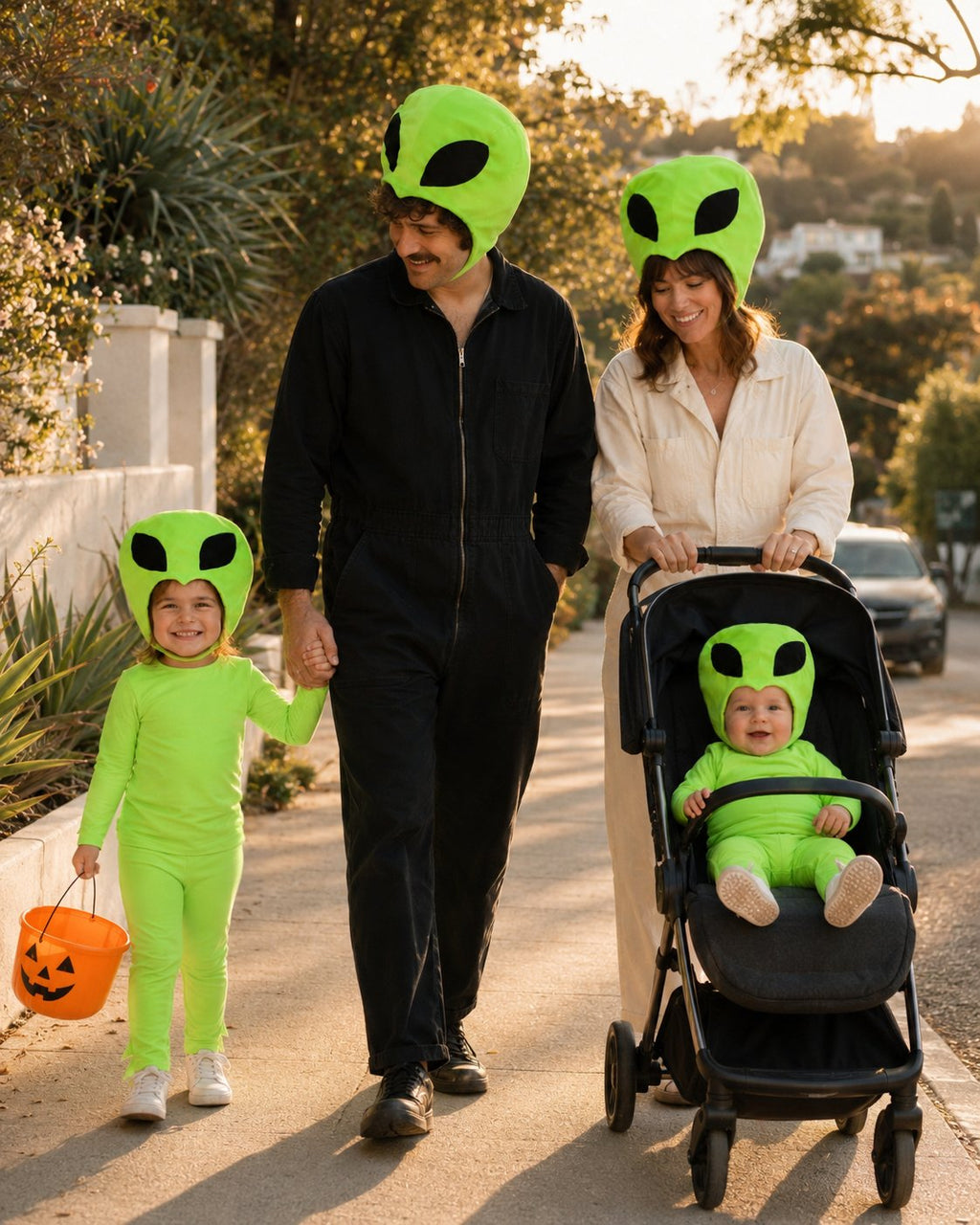 Cosmic Green Alien