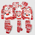 New Fashion Casual Christmas Print Home Wear Parent Child Set