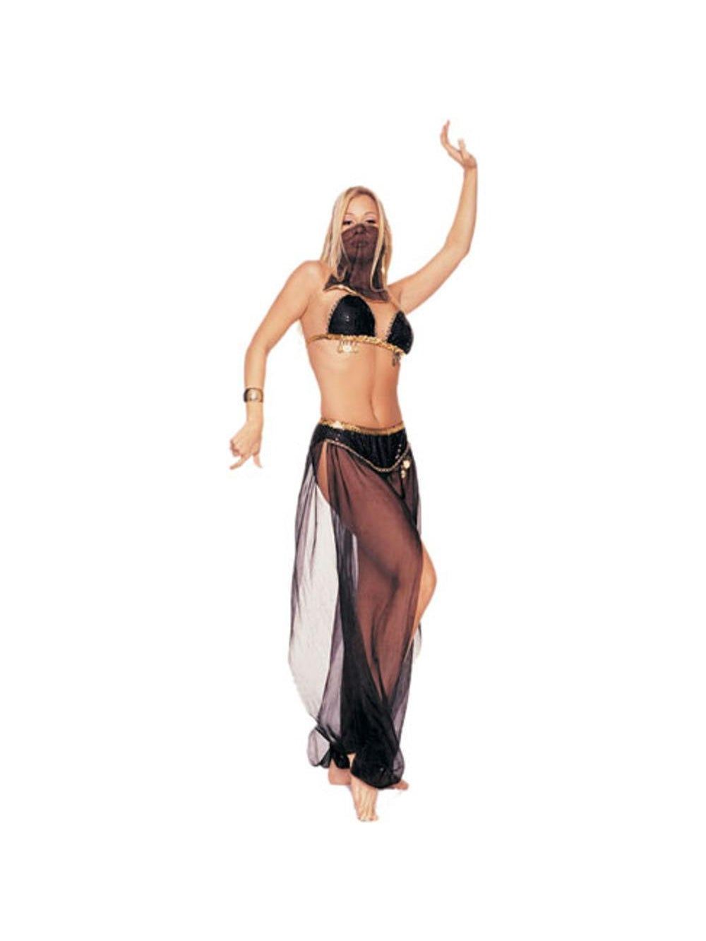 Women's Exotic Coin Dancer Halloween Costume