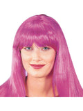 Adult Long Hot Pink Wig
