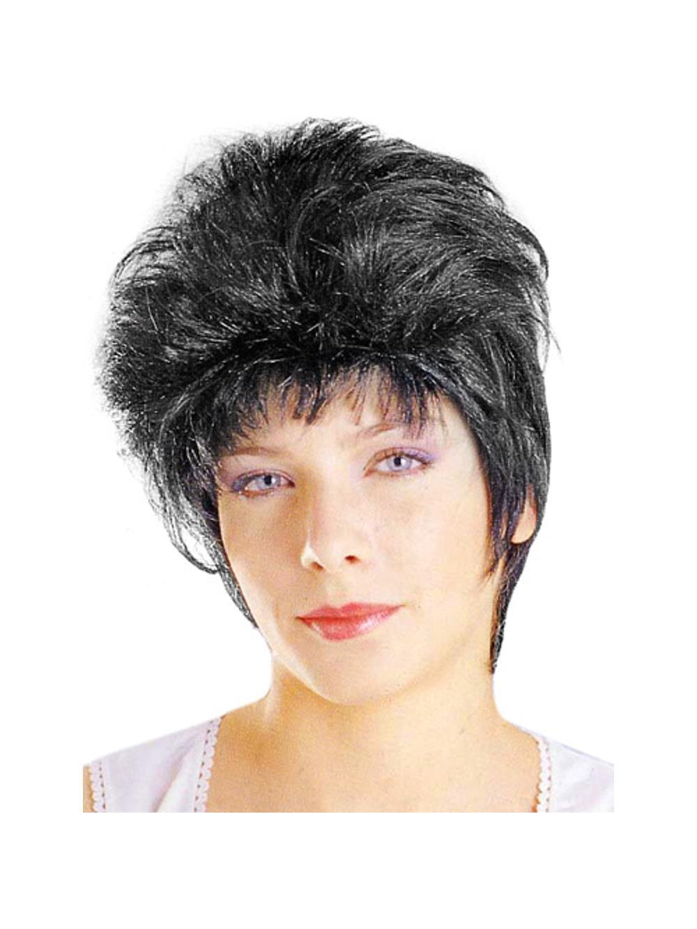 Adult Short Black Costume Wig
