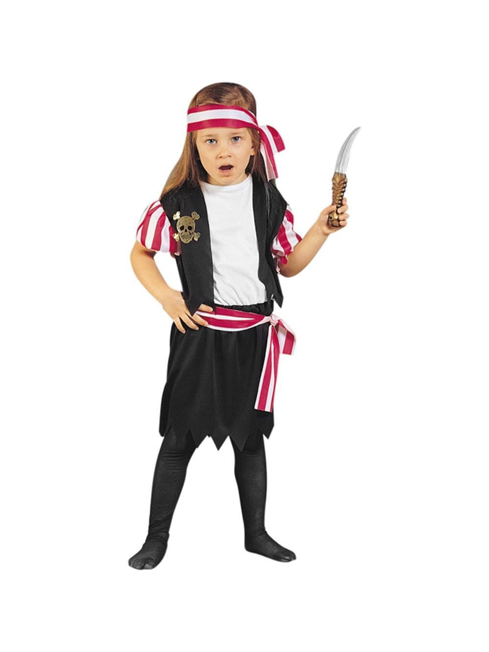 Toddler Carribean Pirate Girl Costume
