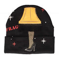 A Christmas Story Fragile Leg Lamp with Lights & Tassels Beanie