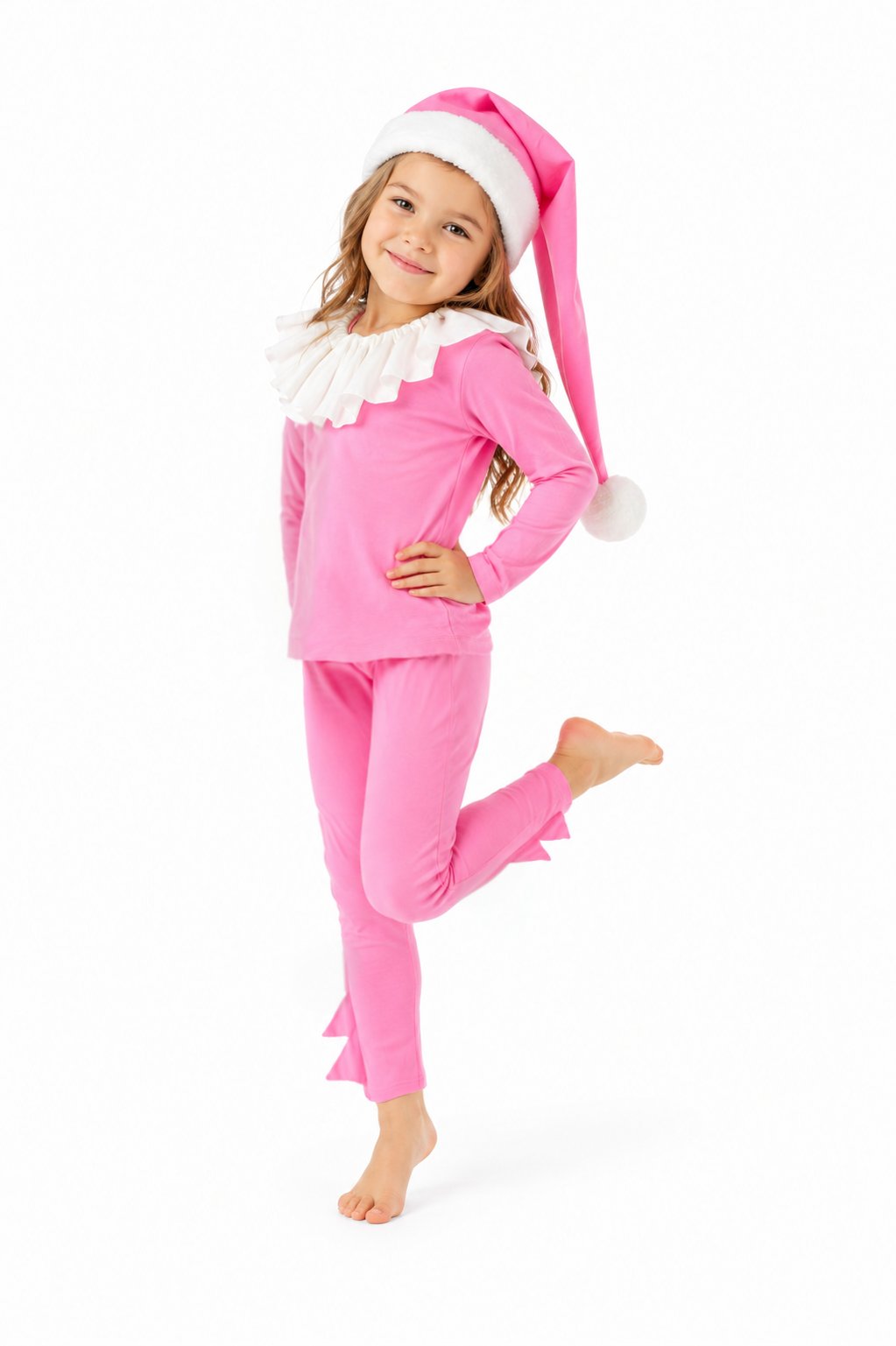 Pink Holiday Elf Costume