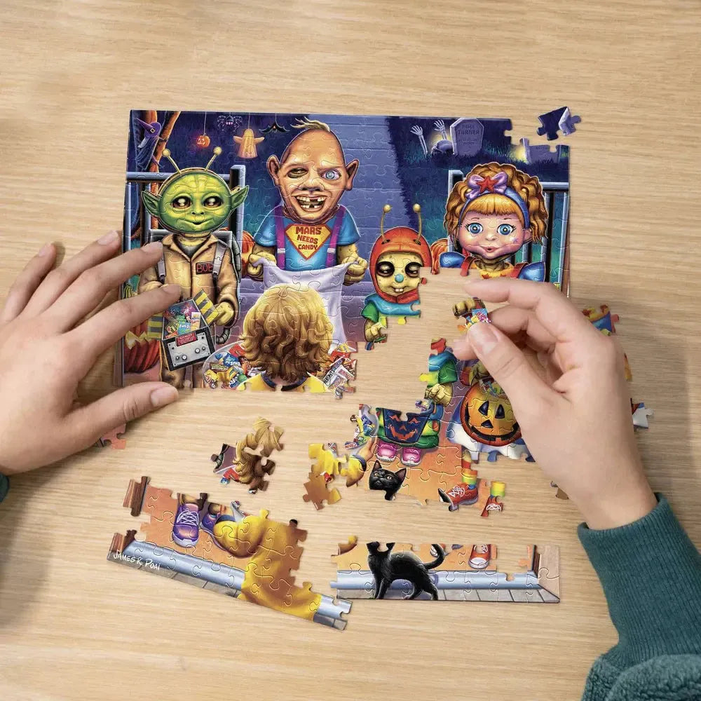 Alien Halloween 210 Piece Jigsaw Puzzle Boardwalk