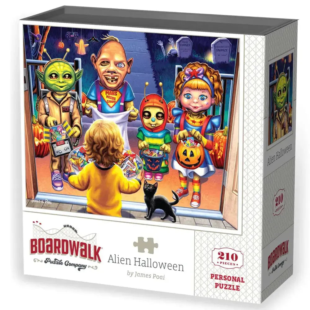 Alien Halloween 210 Piece Jigsaw Puzzle Boardwalk