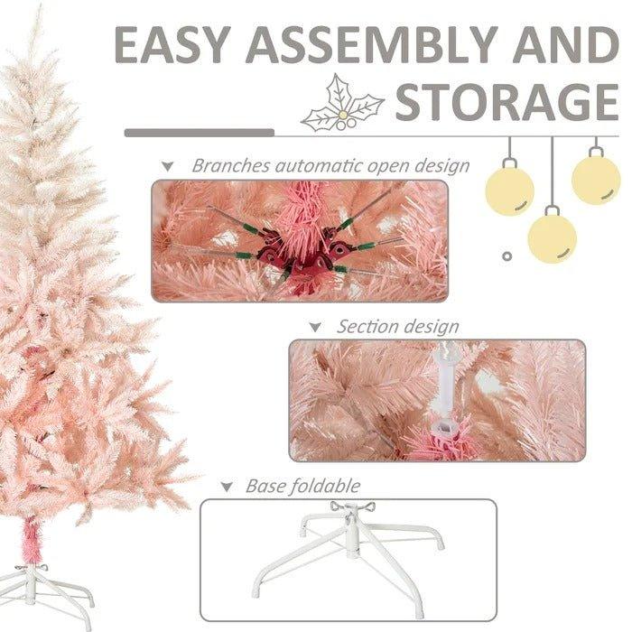 Artificial Spruce Christmas Tree | Easy Setup | PVC Tips