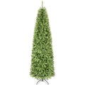 7.5 FT Artificial Pencil Christmas Tree with Metal Stand