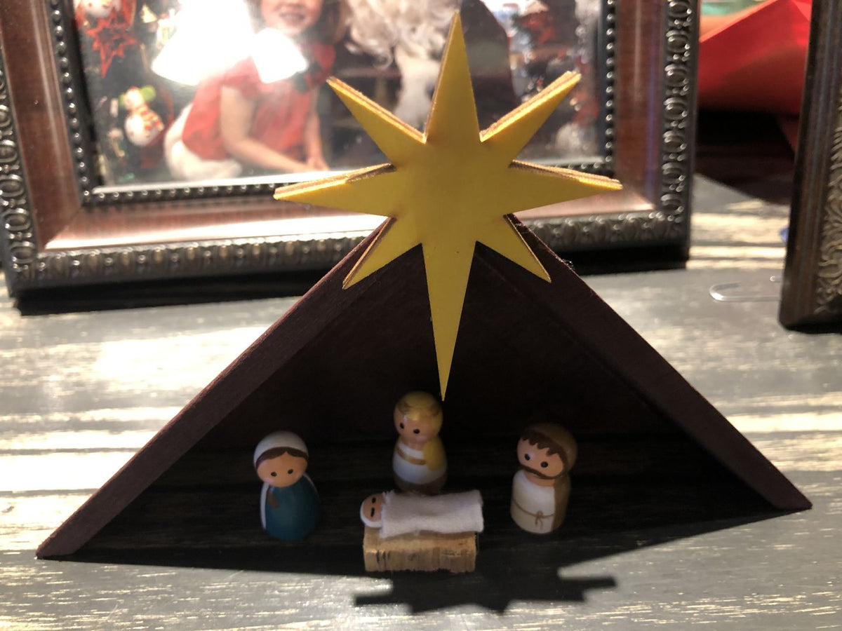 Unfinished Wood Bethlehem Star Shape | DIY Christmas Craft Cutout | Up to 36"