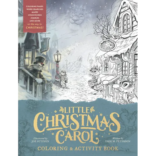 Little Christmas Carol Coloring & Activity Book - Paperback