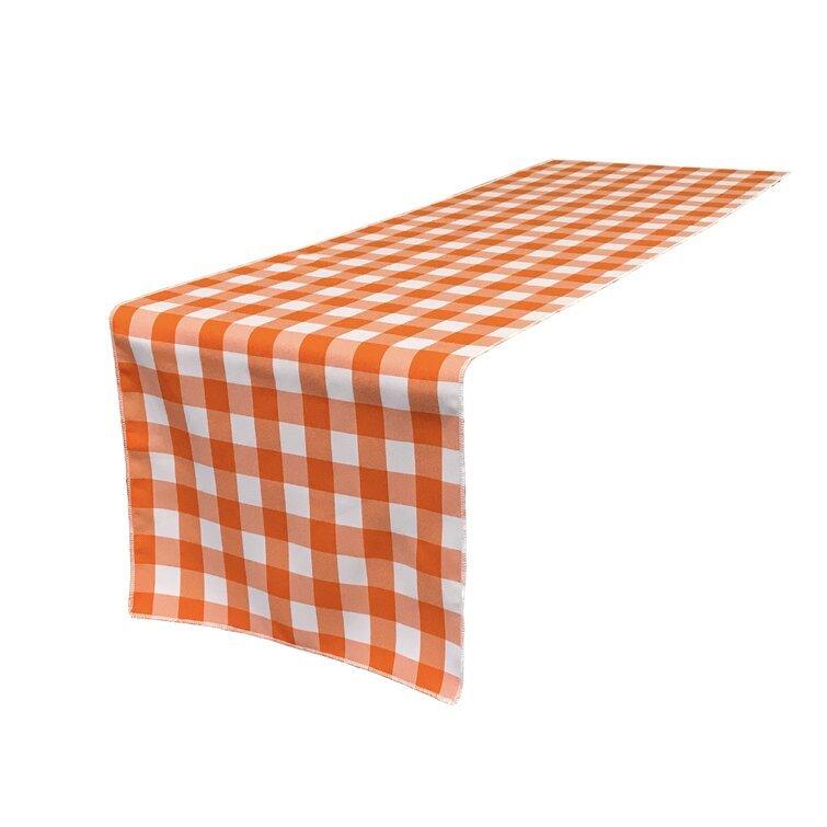 Bernadette Black and White Gingham Table Runner
