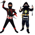 Boys Ninja Deluxe Costume with Kung Fu Toy Accessories