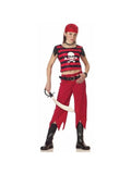 Child's Hip Punk Pirate Girl Costume