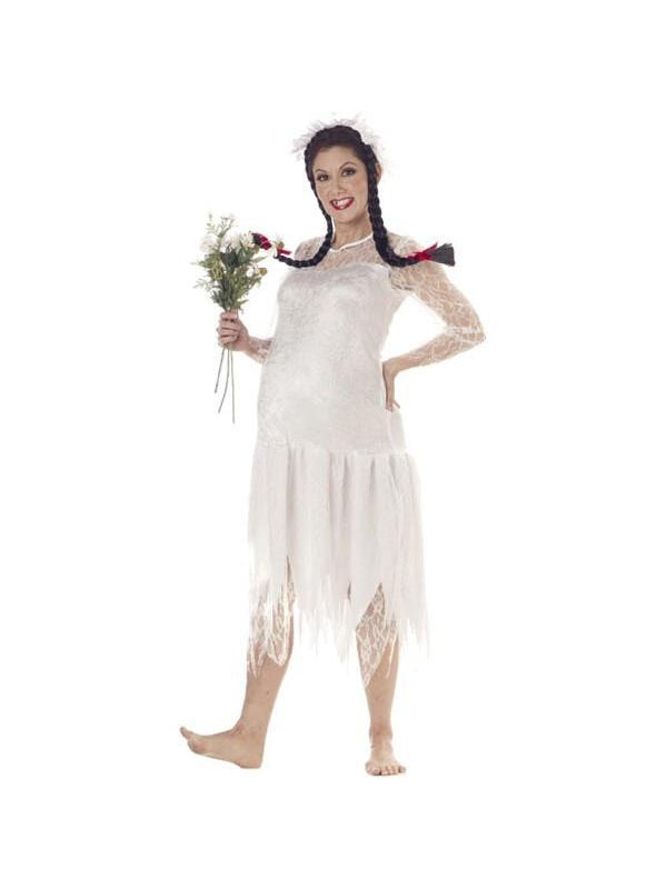Women's Haunted Ghost Bride Halloween Costume
