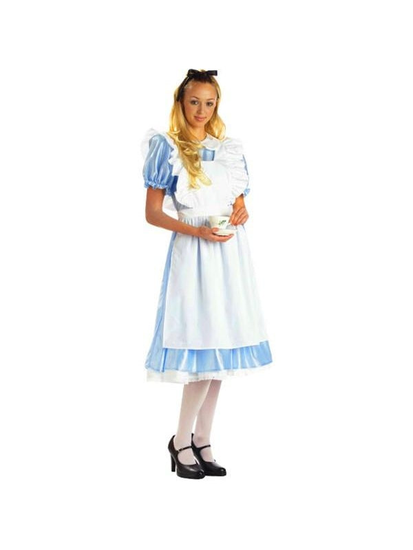 Women's Alice in Wonderland Halloween Costume (Junior Sizes)