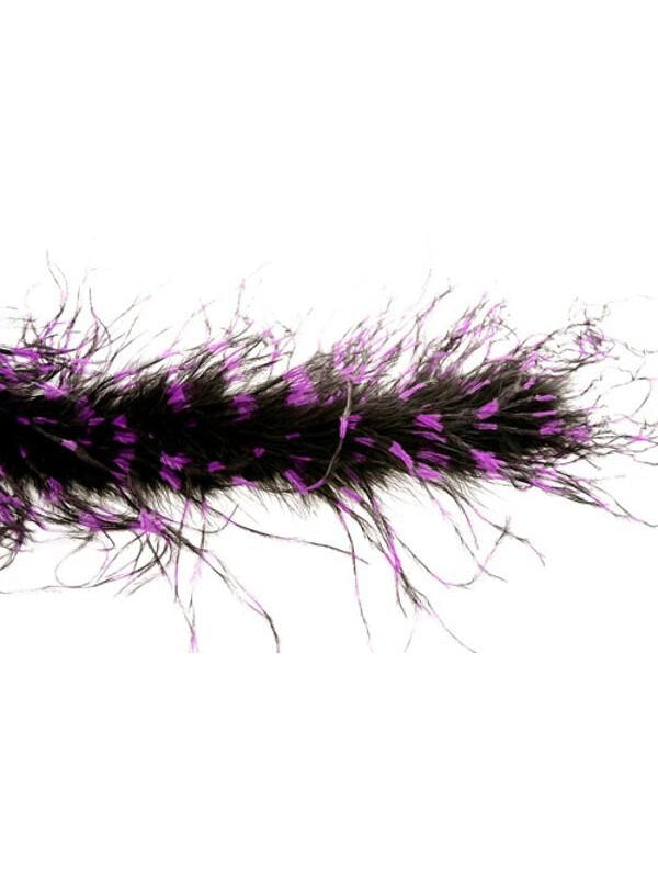 Black/Purple Ostrich Feather Boa