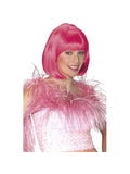 Adult Pink Short Bob Wig