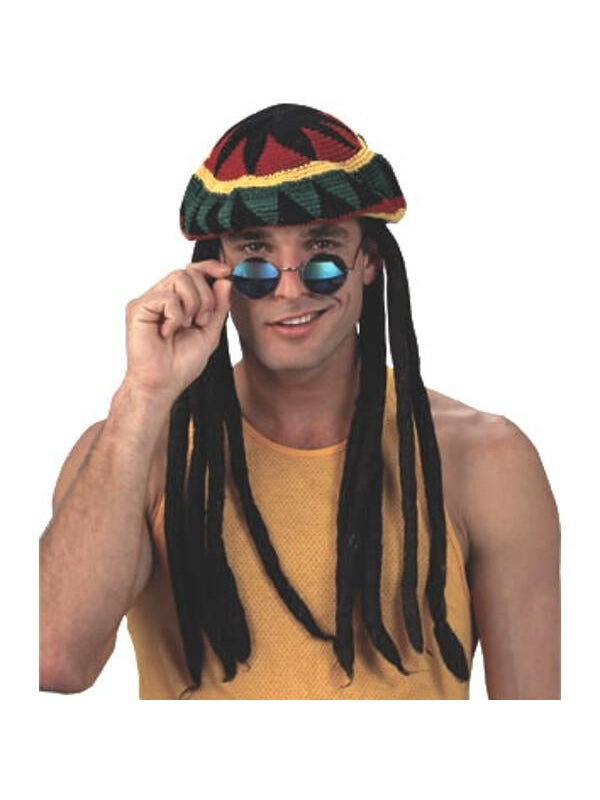Adult Rasta Tam Hat Wig