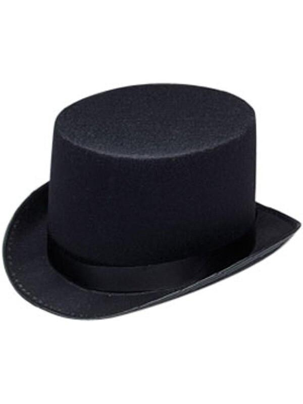 Black Felt Top Hat