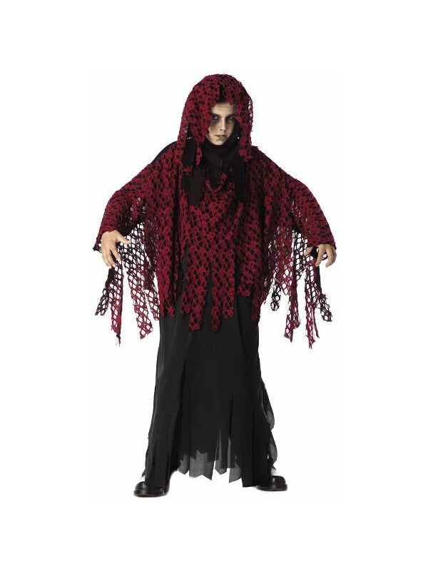 Child's Burgundy Graveyard Ghoul Costume