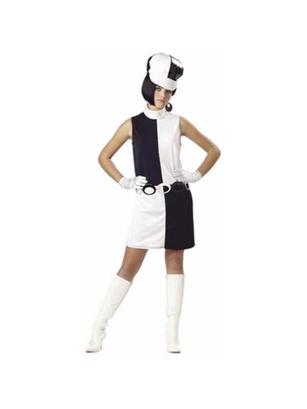 Women's 60s Go-Go Girl Halloween Costume (Junior Sizes)