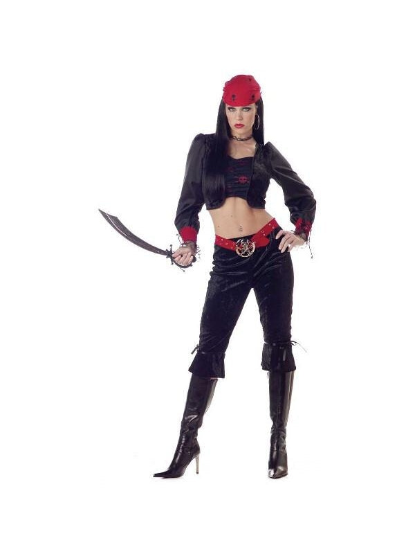 Adult Gothic Pirate Lady Costume