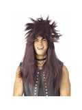 Brown Punk Mullet Wig