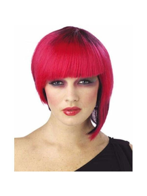 Women's Fuchsia Neo Punk Wig