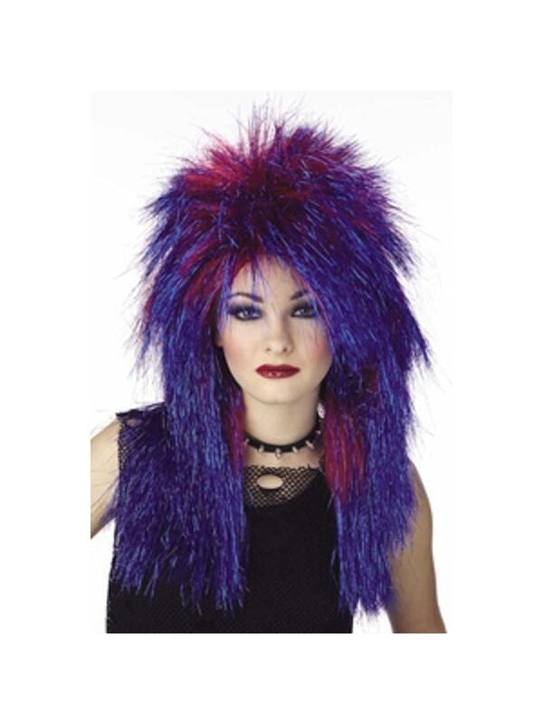 Women's Vibe Blue Shimmer Wig