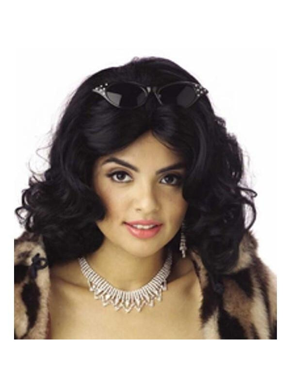 Jet Set Black Wig